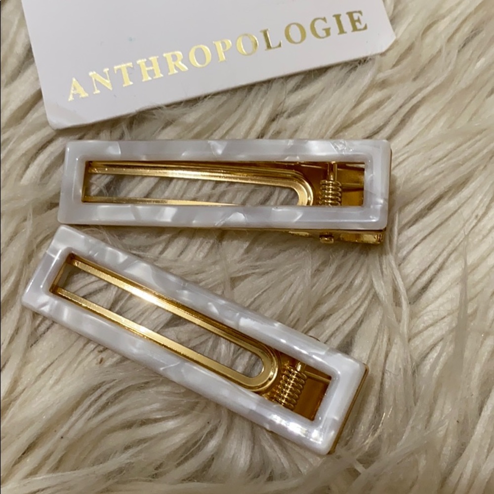 New 2 pcs Anthropologie Hair Clip